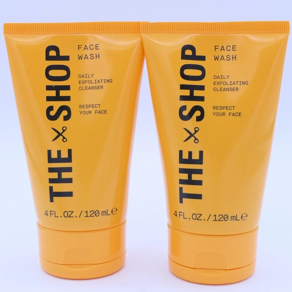 The Shop Face Wash Daily Exfoliating Cleanser For Men 2 Pack 4 oz Ea